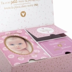 Caja de Recuerdos con Secciones de Atmosphera Rosa