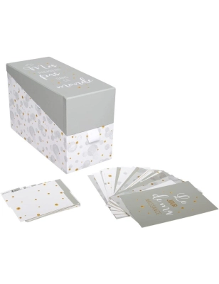 Caja para Fotos y 20 tarjetas de Atmosphera Gris