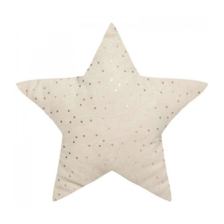 Cojín con forma de estrella de Atmosphera Beige