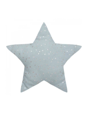 Cojín con forma de estrella de Atmosphera Azul