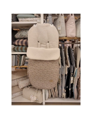 Saco para Silla Buga Lily Interior Borreguito de Giraffa Bianca e Blu