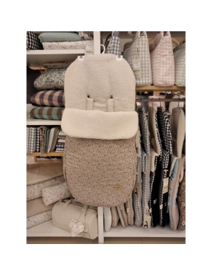 Saco para Silla Buga Lily Interior Borreguito de Giraffa Bianca e Blu