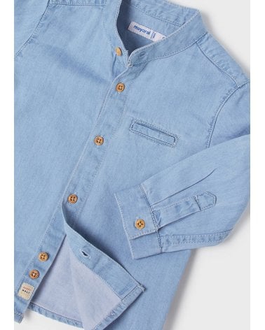 Camisa M/L Cuello Mao Denim Mayoral