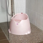 Bañera con Asiento Opla de Ok Baby rosa
