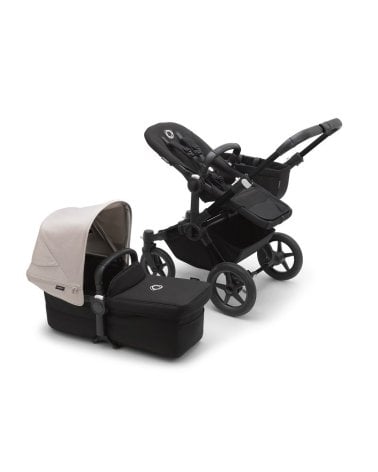 Bugaboo Donkey 5 Mono Negro Negro Medianoche Blanco Niebla