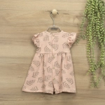 Vestido Nido De Abeja Aloha 93460 Babidu Salmón
