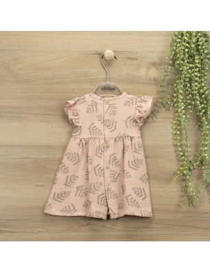 Vestido Nido De Abeja Aloha 93460 Babidu Salmón
