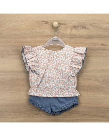 Conj.Pantalon + Camisa Volantes Fresh 41412 Babidu