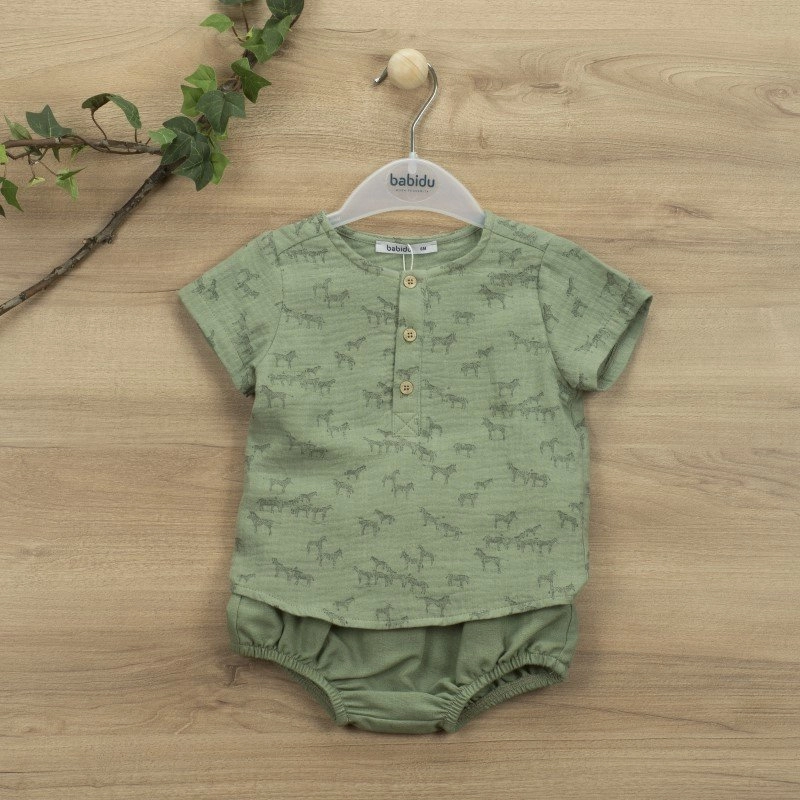 Conj.Ranita + Camiseta Safari 41483 Babidu