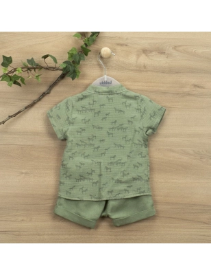 Conj. Pantalon Corto + Camisa Safari 42483 Babidu