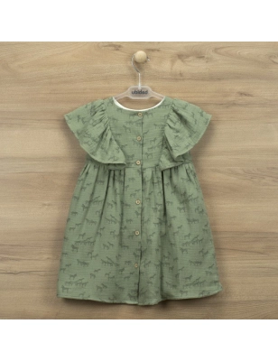 Vestido Volantes Safari 90483 Babidu