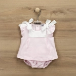 Conj.Ranita + Camisa Lazos Patuco 42350 Babidu Rosa