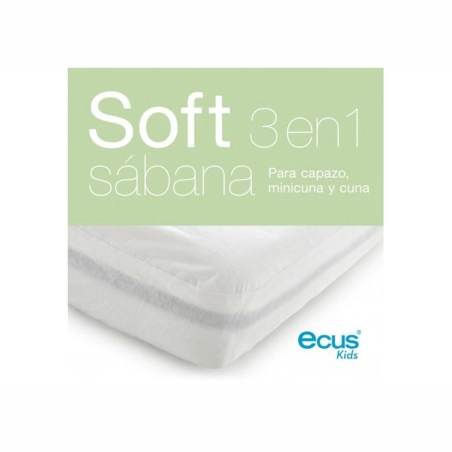 Protector de Colchón Impermeable para Minicuna Soft de Ecus Kids