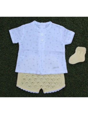 Camisa Gasa Estampada 60432 Visi