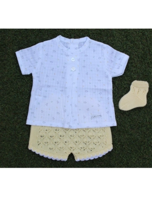 Camisa Gasa Estampada 60432 Visi