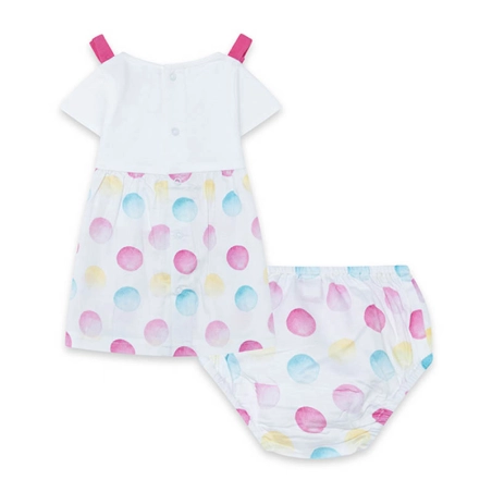 Vestido Pto. Topos Niña Icy And Sweet Tuc Tuc