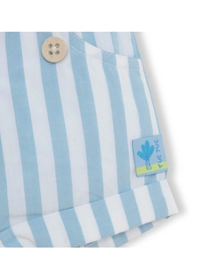 Cjto Camiseta Y Bermuda Rayas So Cute Tuc Tuc