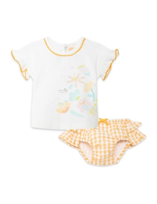Camiseta Y Short Cuadros Picnic Time Tuc Tuc