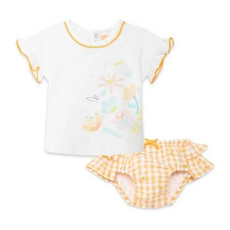 Camiseta Y Short Cuadros Picnic Time Tuc Tuc