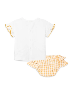 Camiseta Y Short Cuadros Picnic Time Tuc Tuc