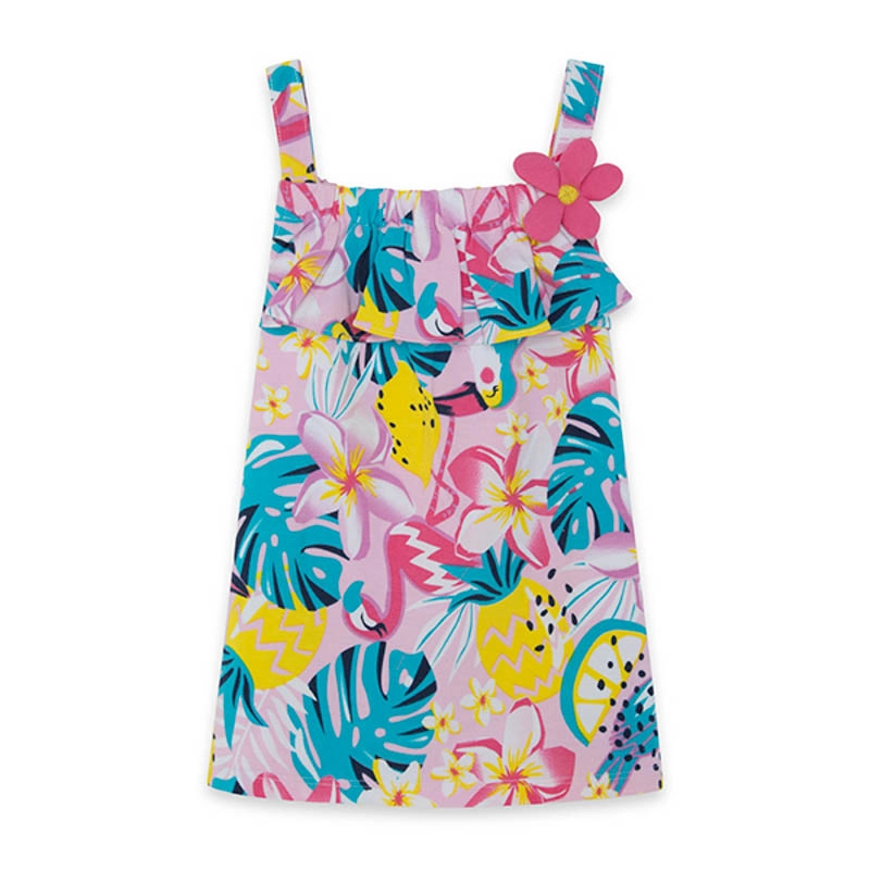 Vestido Flores Tahiti Tuc Tuc