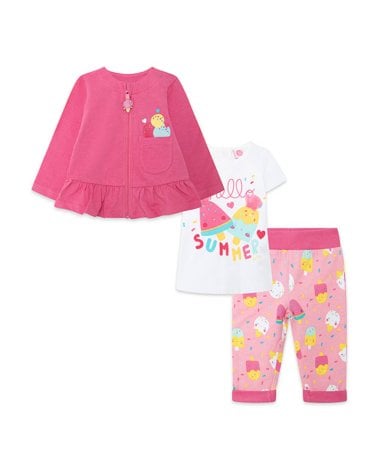 Cjto 3 Pzs Punto Helados Icy And Sweet Tuc Tuc