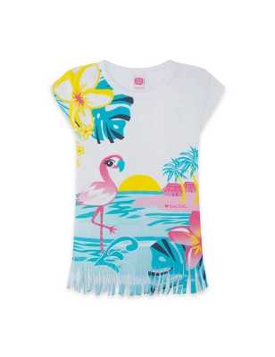 Vestido Flecos Tahiti Tuc Tuc