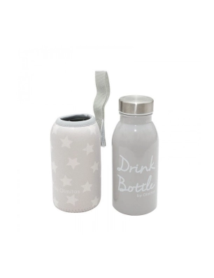 Botella Acero con Funda Olmitos 350ml Gris