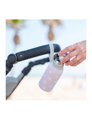 Botella Acero con Funda Olmitos 350ml Gris
