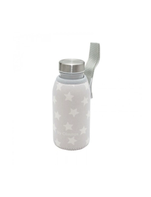 Botella Acero con Funda Olmitos 350ml Gris