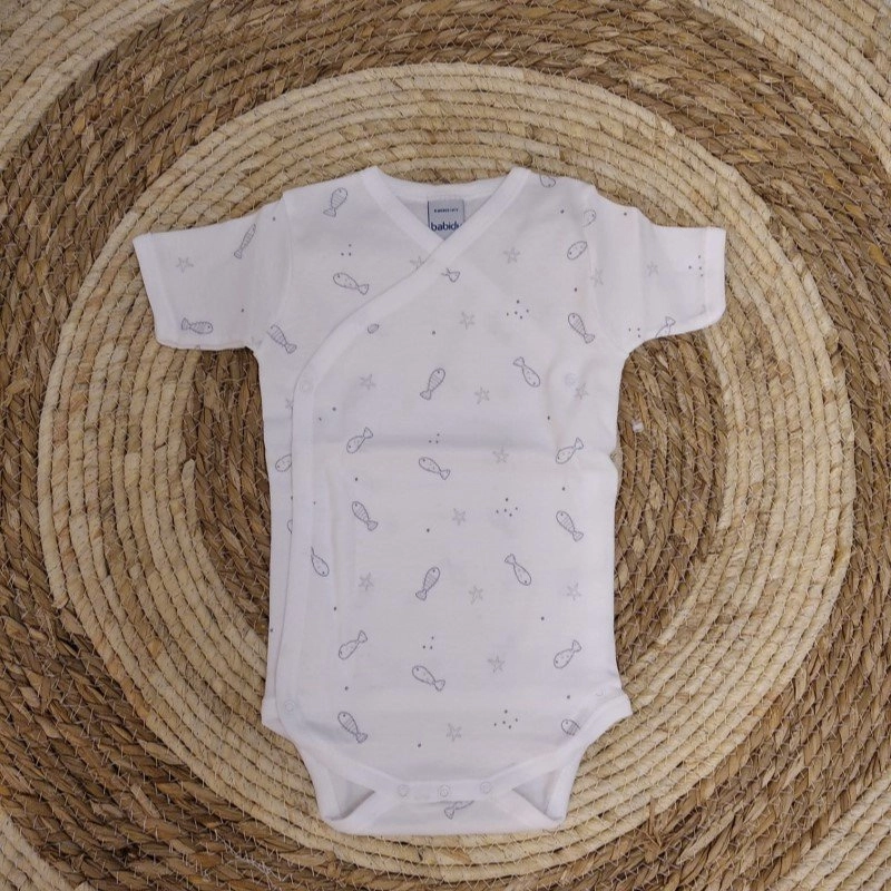 Body Cruzado Manga Corta Ocean 1398 Babidu