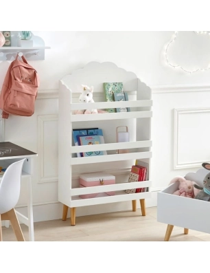 Estantería Librería Blanca Montessori