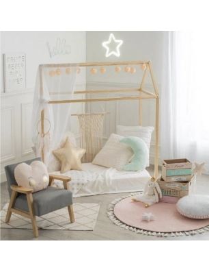 Casita infantil de madera natural de Atmosphera