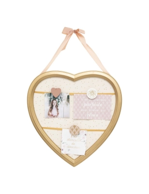 Portafotos con pinzas Corazón Atmosphera