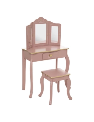 Tocador Infantil con Taburete Sissi Atmosphera