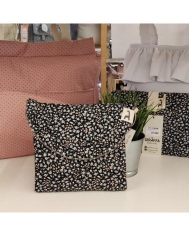 Cambiador de Viaje Gala de Giraffa Bianca e Blu Negro