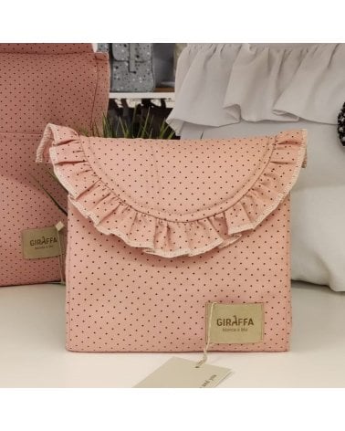 Cambiador de Viaje Kiss de Giraffa Bianca e Blu Rosa