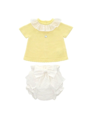 Conjunto Braga Martín Aranda Blanco - Amarillo