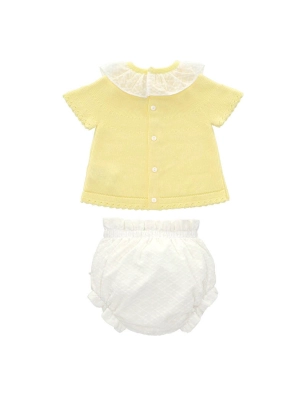 Conjunto Braga Martín Aranda Blanco - Amarillo