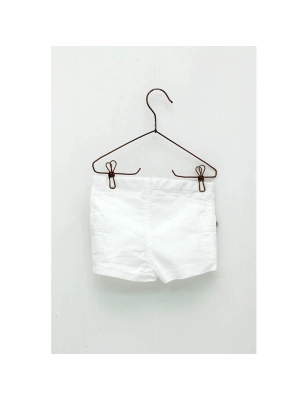 Pantalón Corto Tintado Foque Blanco