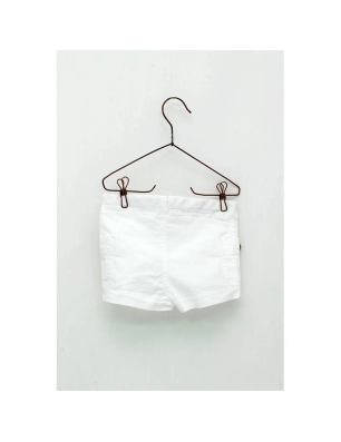 Pantalón Corto Tintado Foque Blanco