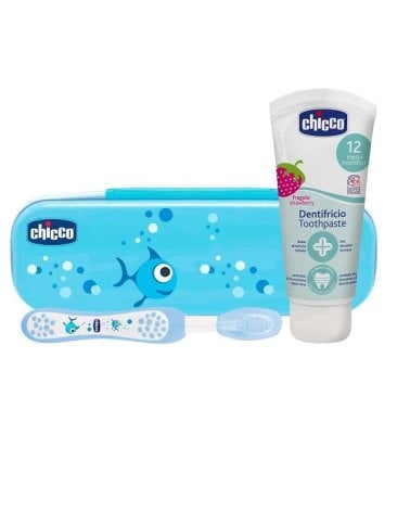 Set oral care fluor de Chicco Azul