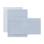 Juego de Sábanas Algodón para Cuna Vichy 10 Cambrass Celeste