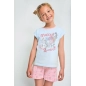 Pijama Infantil Niña Manga Corta-Pantalón Corto "Live Sweet" Tobogan