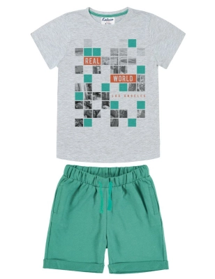 Conjunto Manga Corta 'Los Angeles' Katuco Verde