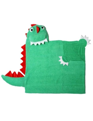 Toalla con capucha de Zoocchini Devin El Dinosaurio