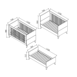 Maxi Cuna Lazio de IKiD Blanco