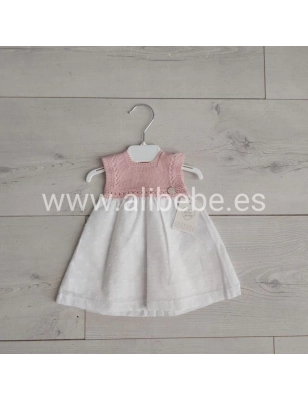 Vestido Tela Lunar Cuello Caja Primbaby