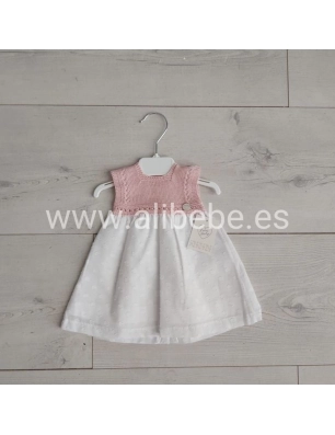 Vestido Tela Lunar Cuello Caja Primbaby