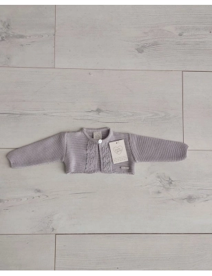 Chaqueta Corta Links Trenzas Primbaby Gris